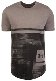 UNDER ARMOUR Trainingsshirt hellbraun / schwarz