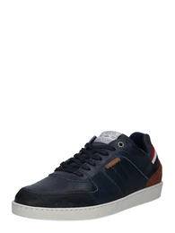 Sneaker navy / braun / weiß