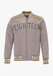 PLUS EIGHTEEN Bomberjacke grau / taupe