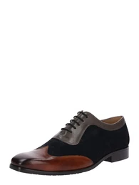 Schnürschuhe ''''Rico'''' kobaltblau / pueblo / mokka