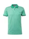 TOM TAILOR DENIM Poloshirt jade / hellgrün / schwarz