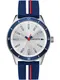 LACOSTE Uhr ''''Key West'''' blau / hellrot / weiß