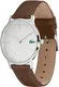 LACOSTE Uhr ''''Moon'''' braun / silber
