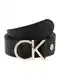 Calvin Klein Opasek  zlatá / černá