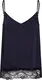 VERO MODA Halenka ''''VMCLARA SINGLET MIDI TOP WVN''''  noční modrá