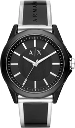 ARMANI EXCHANGE Quarzuhr schwarz / silber