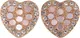 FOSSIL Náušnice ''''JF03162791''''  zlatá / růže