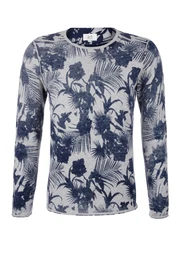 Q/S Designed By Pullover blau / grau