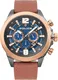 POLICE Uhr ''''Klevan, PL15655JSUR.03'''' ocker / rosegold / dunkelgrau