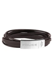 Armband ''''Gozo, PJ26345BLSC.02-L'''' schoko / silber