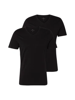 TOM TAILOR T-Shirt schwarz
