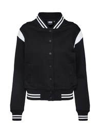 Urban Classics Mikina černá / bílá