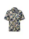 Urban Classics Hemd kobaltblau / rauchblau / goldgelb / beige / dunkelrot