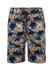 Urban Classics Shorts blau / navy / pastellgrün / ocker / weiß