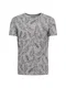 JACK & JONES T-Shirt dunkelblau / graumeliert