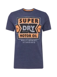 Superdry Shirt ''''Heritage Classic Tee'''' blau / orange