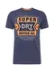 Superdry Shirt ''''Heritage Classic Tee'''' blau / orange