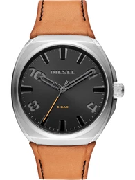 Herrenuhr hellbraun / anthrazit