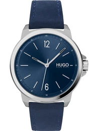 Uhr dunkelblau / silber