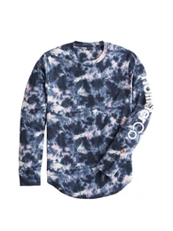 Shirt ''''LS CO-OP PRINT LOGO'''' navy / rosa