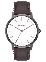 Armbanduhr ''''Porter Leather'''' braun