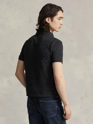 Polo Ralph Lauren Poloshirt silbergrau/schwarzmeliert