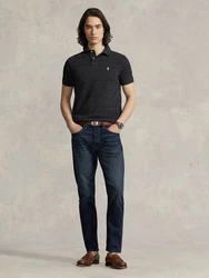 Polo Ralph Lauren Poloshirt silbergrau/schwarzmeliert