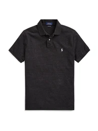 Poloshirt silbergrau / schwarzmeliert