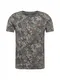 TOM TAILOR DENIM T-Shirt grau / khaki