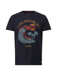 JACK & JONES Shirt kobaltblau / hellorange
