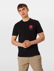 Edwin T-Shirt 'Japanese Sun' rot/schwarz/wei