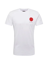 T-Shirt 'Japanese Sun' rot / schwarz / wei
