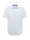 ESPRIT Hemd ''''Shirt SS'''' dunkelblau / weiß