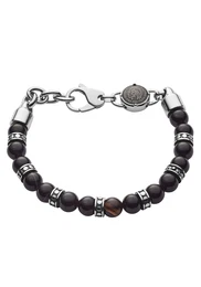 Armband schwarz / silber