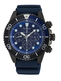 SEIKO Uhr Prospex Solar Save Ssc701p1 blau / violettblau / schwarz / naturweiß