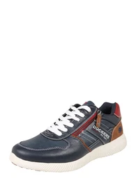 Dockers By Gerli Sneaker taubenblau / rot / weiß
