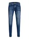 JACK & JONES Kavbojke ''''Tom''''  moder denim / rjava