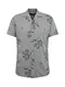 JACK & JONES Hemd beige / grau / schwarz