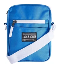 Praktische Sling Tasche himmelblau / weiß