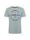 JACK & JONES Shirt ''''JCOMICK TEE SS CREW NECK'''' nachtblau / himmelblau / grau / weiß