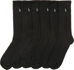 Polo Ralph Lauren Herren Tennissocken CREW-6-PACK grau/schwarz
