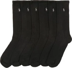 Polo Ralph Lauren Herren Tennissocken CREW-6-PACK grau/schwarz