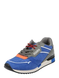 Sneaker ''''COLBURN'''' royalblau / grau / orange / weiß
