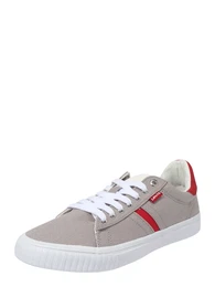 LEVI''''S Sneaker ''''Skinner'''' grau / rot