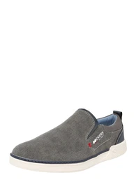 Slipper weiß / grau / dunkelblau