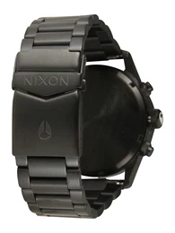 Nixon Armbanduhr mit Totalisatoren Sentry Chrono (Gehäuse 40 mm) schwarz / weiß
