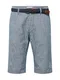 TOM TAILOR Hose blau / weiß
