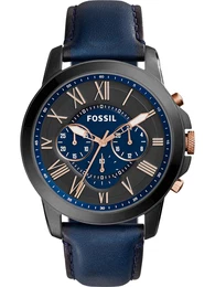 Chronograph ''''GRANT, FS4835'''' navy / rosegold / graphit