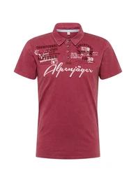 Poloshirt ''''E09 Alpenjäger'''' bordeaux