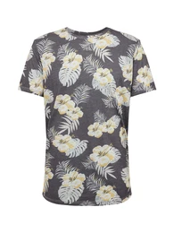 Shirt ''''JORVOLE TEE SS CREW NECK'''' dunkelblau / gelb
